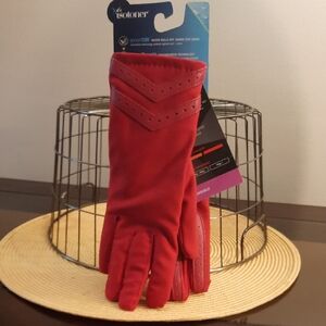 Isotoner Thinsulate Vibrant Red Gloves